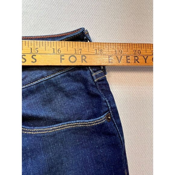 Eddie Bauer Women's Slightly Curvy Boot Cut Jeans Denim Size 18 Blue Medium Wash - Picture 8 of 11